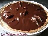 Tarte poire caramel beurre salé et chocolat