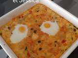 Gratin de legumes facon oeuf cocotte