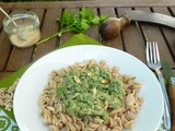 Fusilli au pesto de persil