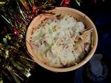 Boudin blanc au Chaource et à la moutarde à l'ancienne