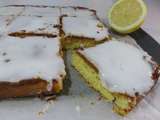 Brownie au chocolat blanc et citron