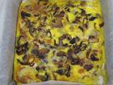 Clafoutis de champignons au camembert