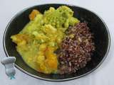 Curry de courge, romanesco, pois chiches