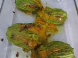 Fleurs de courgettes farcies végétariennes