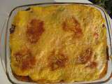 Gratin de polenta à la ratatouille aigre-douce