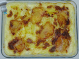 Gratin de pommes de terre aux pélardons