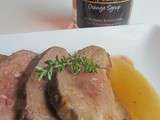 Magret de canard au sirop d'orange de Cuberdon