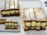 Millefeuilles de gavottes au citron