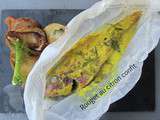 Papillote de rouget au citron confit