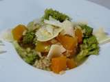 Risotto de courge et chou romanesco au cidre