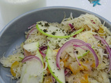 Salade de choucroute au haddock