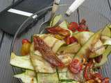 Salade de courgette crue