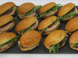 Sandwiches au foie gras et magret