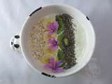 Smoothie bowl banane kiwi