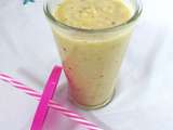 Smoothie prune rouge, pomme banane