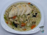 Soupe de poulet aux vermicelles