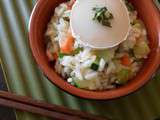 Risotto de légumes et chèvre