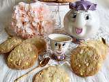 Cookies à la noisette et chocolat blanc