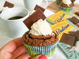 Cupcakes vegan au chocolat, chantilly coco