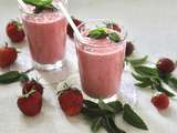 Smoothie aux fraises