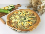 Tarte aux courgettes et au roquefort