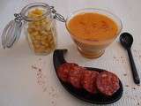 Velouté de maïs au chorizo