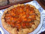 Tarte rustique abricots et romarin