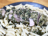 Filet de porc au pesto