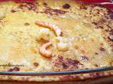 Gratin de chou-fleur aux crevettes