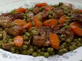 Ragoût d'agneau aux petits pois