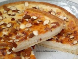 Tarte au flan amandes