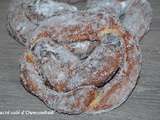 Beignet bretzel sucré alsacien