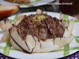 Bowl cake à la poire et chocolat coulant