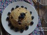 Bowl cake lait d’amande et myrtille (sans lait)