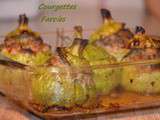 Courgettes rondes farcies aux graines de couscous