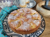 Gâteau moelleux aux pommes à la noix de coco