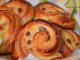 Pains aux raisins feuilletés comme chez le boulanger