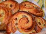 Pains aux raisins pour le concours recettes de famille