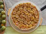 Tarte sablée aux reines-claudes et amandes