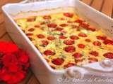 Clafoutis aux Tomates Cerises et Mozzarella