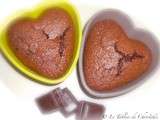 Coeurs coulants au chocolat