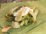 Oeuf mollet sur ses Tagliatelles d'asperges