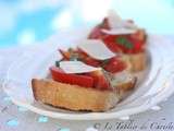 Tartines Tomate Basilic & Parmesan