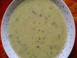 Velouté de courgettes à l'oseille