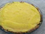 Tarte à l'orange suprême du dimanche midi  (pâte sablée, crème amande-orange et crème orange