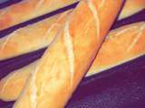 Baguette, recette simple et facile