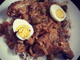 Du Yassa poulet, plat africain