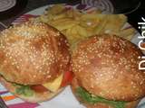 Pain burger, recette maison