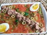 Salade de tomates et de poivrons