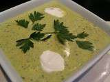 Soupe aux courgettes